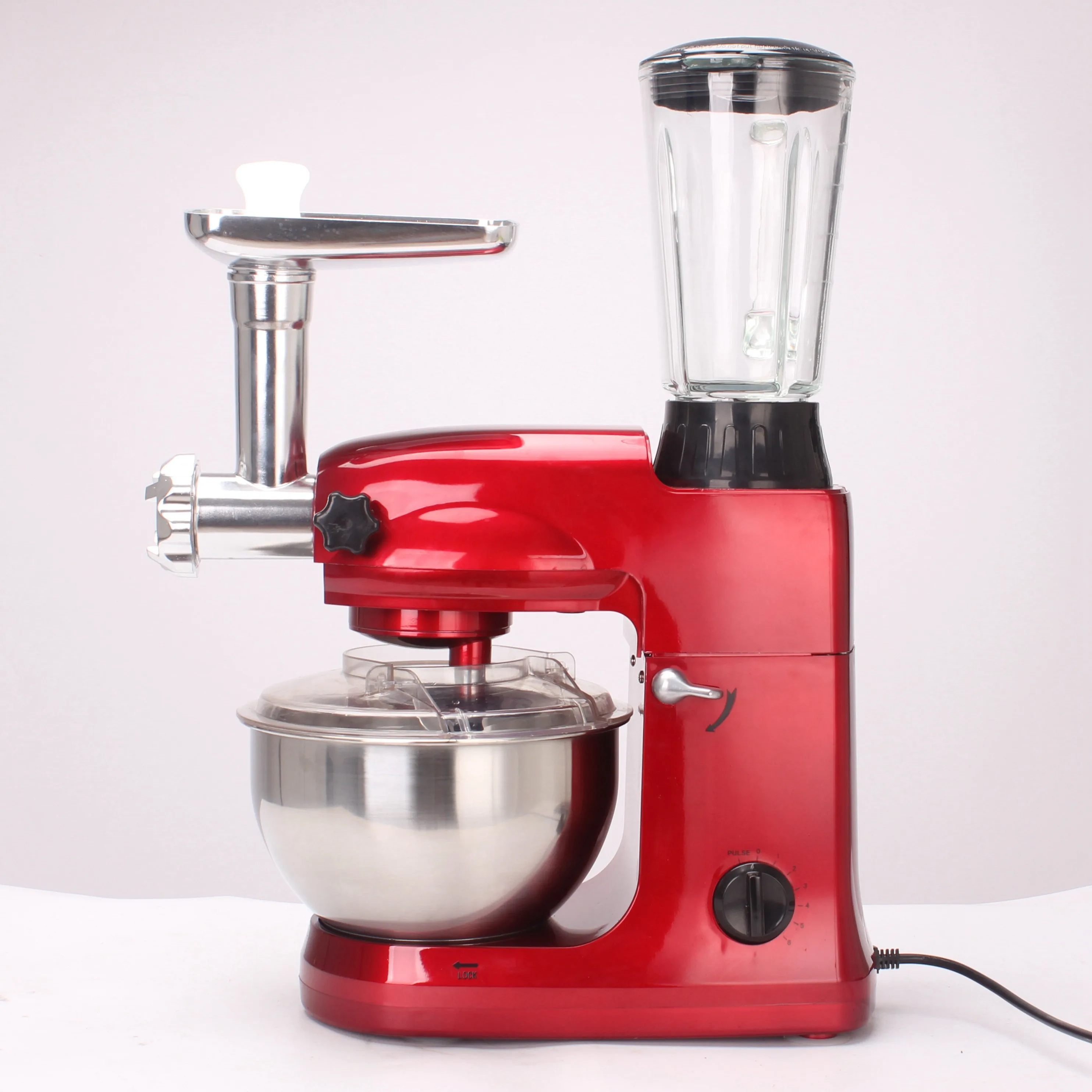 5L High efficient household multifunction stand mixer with juicer blender meat grinder