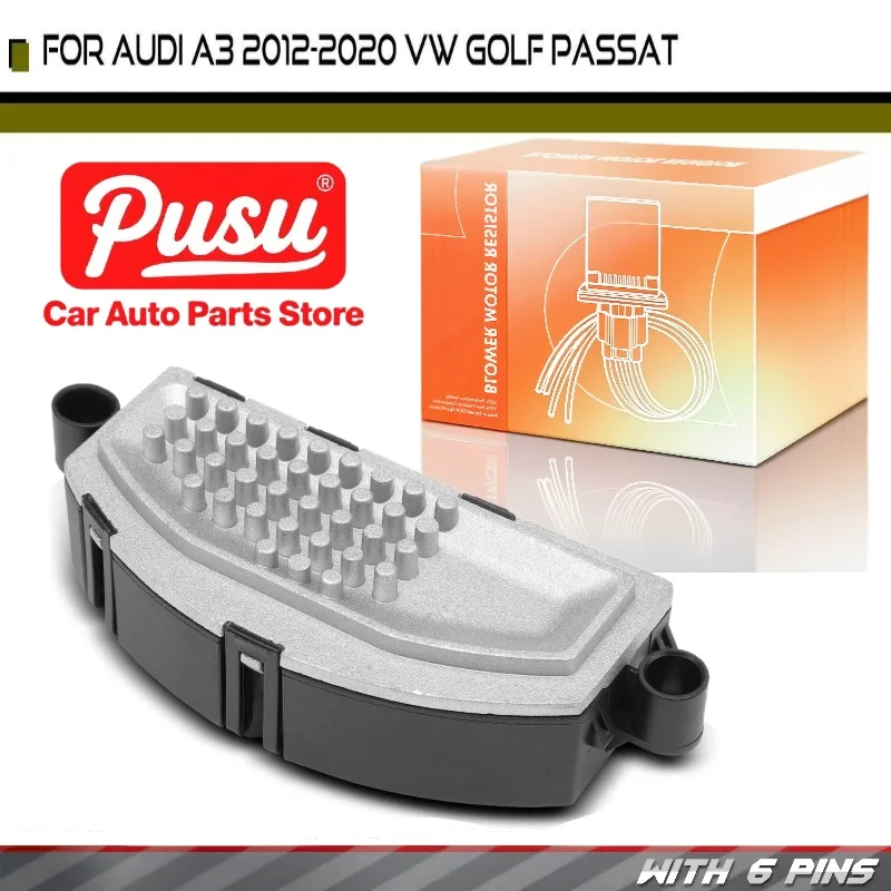 

Резистор двигателя вентилятора для Volkswagen Golf e-Golf Golf R GTI и Audi S3, TT Quattro 5Q0907521C, 5Q0907521A, 5Q0907521D, 5Q0907521E