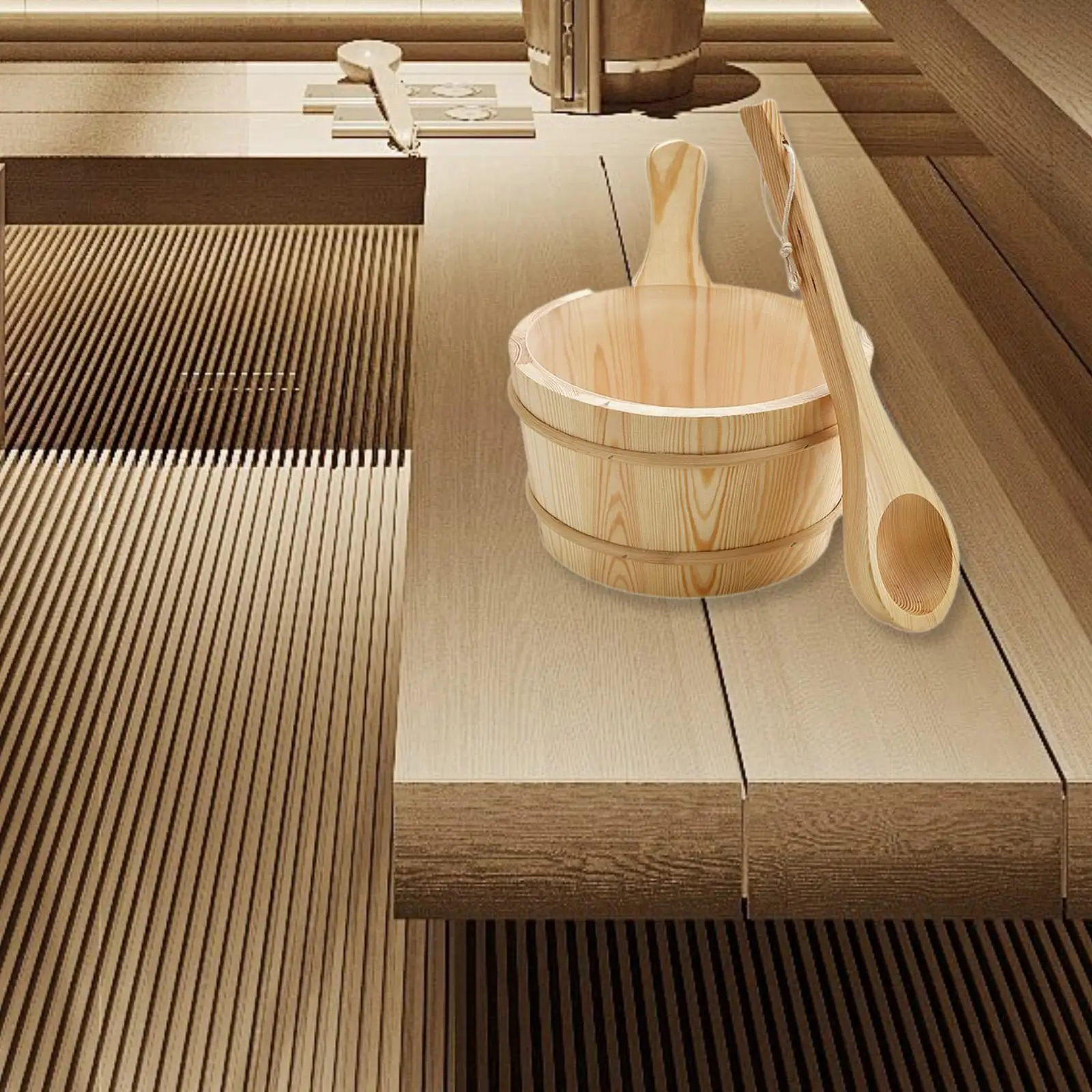 4L Wooden Sauna Buc… - image