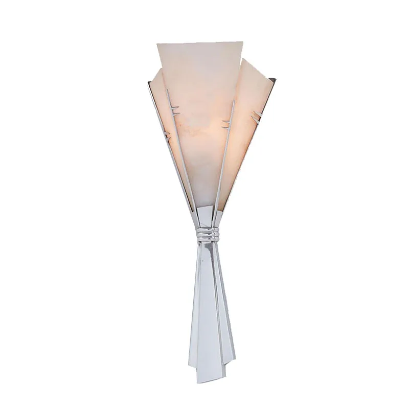 Wall lamp living room ambient light background bouquet bedroom model room