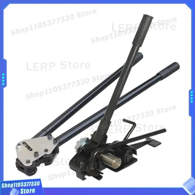 32mm Manual Baler Heavy Duty Transport Case Strong Bite Force Firm Binding Wire Strapping Tool for Industrial Packing Use