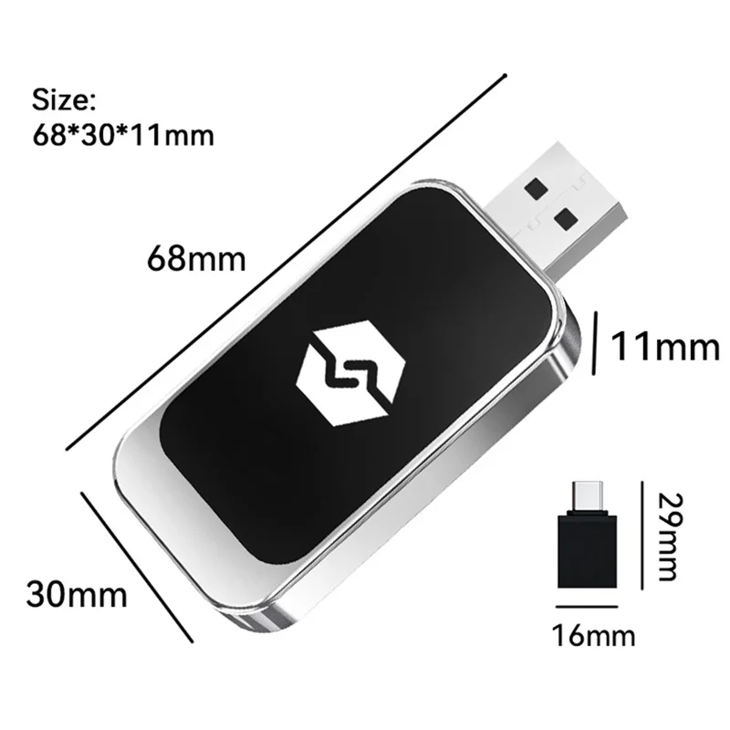 USB 2 In 1 Wireless Carplay Android Adapter Wireless Adapter Car Adapter Convert Wired Android Auto To Wireless-N35R