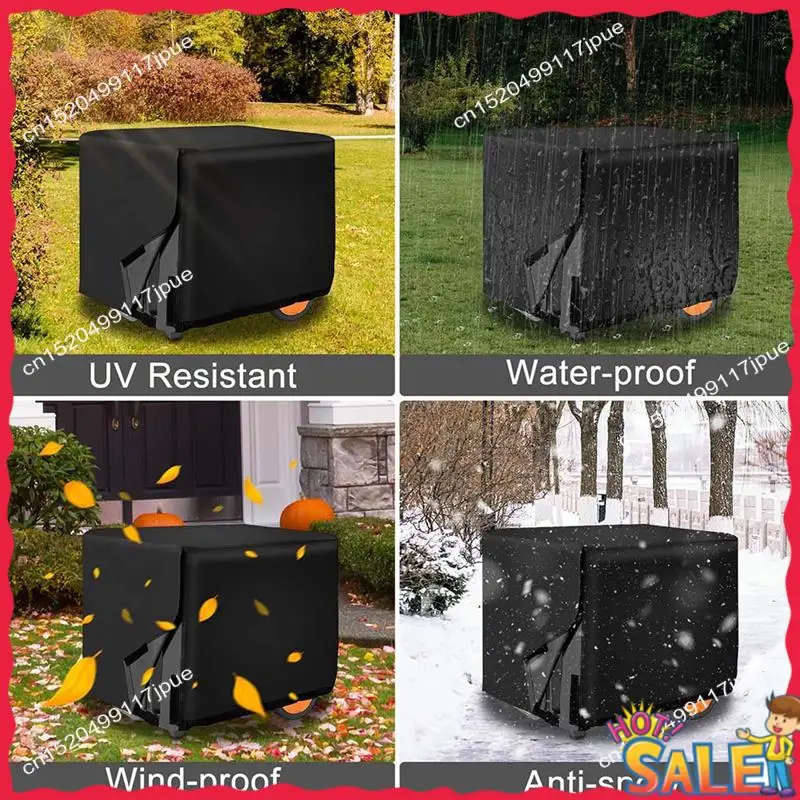 BOFO Outdoor Generator Cover 32X24x24 Inches,Dustproof And Waterproof Protection For Most Generators