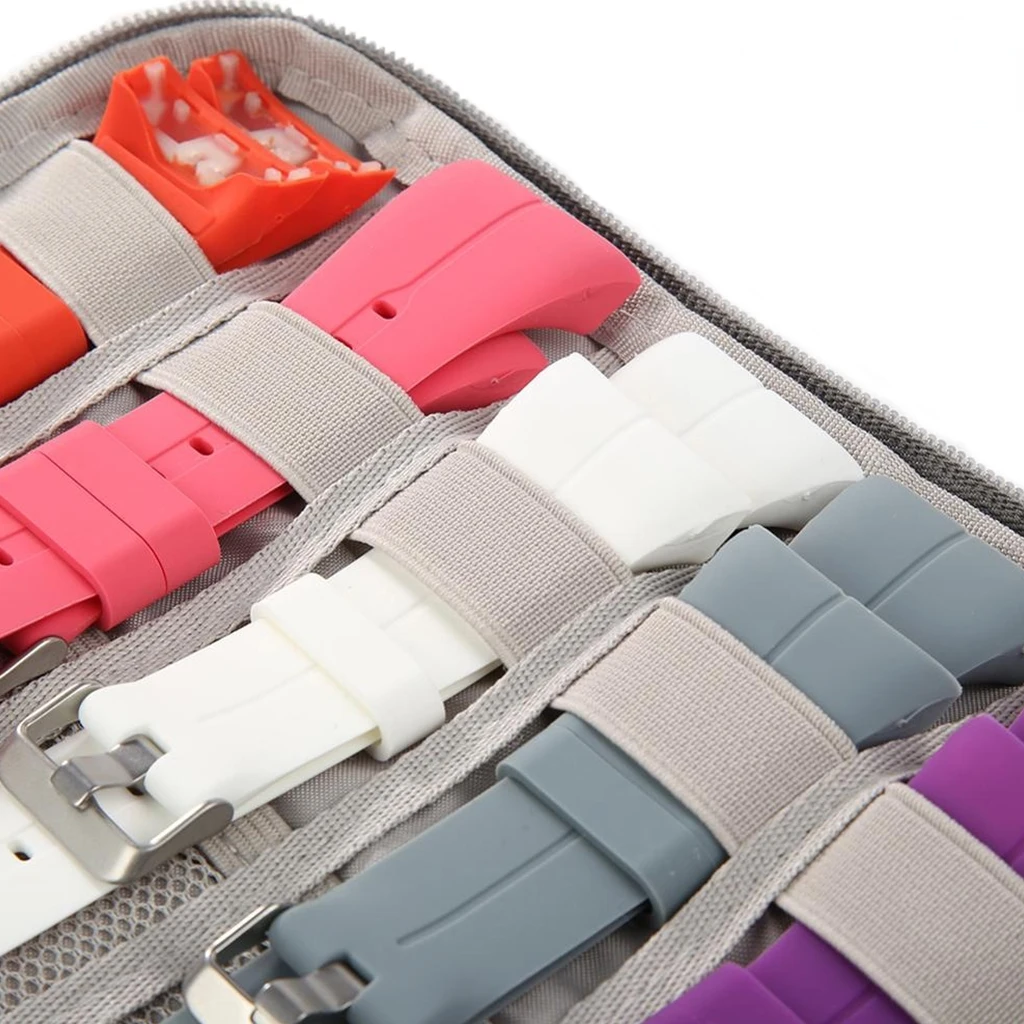 Watch Organizer Case Multifunction Portable Travel for Watch Strap Band Box Storage Bag Watchband Holder Case Pouch Accessories