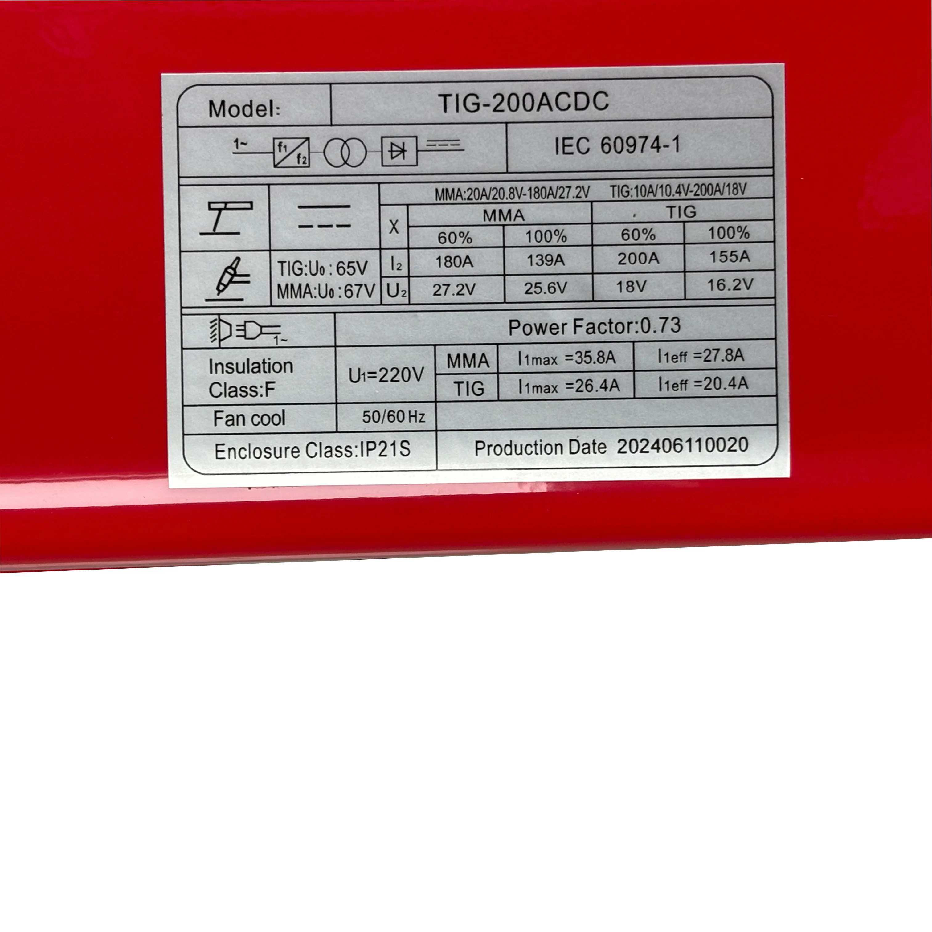 TLF SANYU TIG-200P Schweißen 110 V 220 V AC DC WIG-Lichtbogenschweißgerät WIG-Schweißgerät mit Impuls