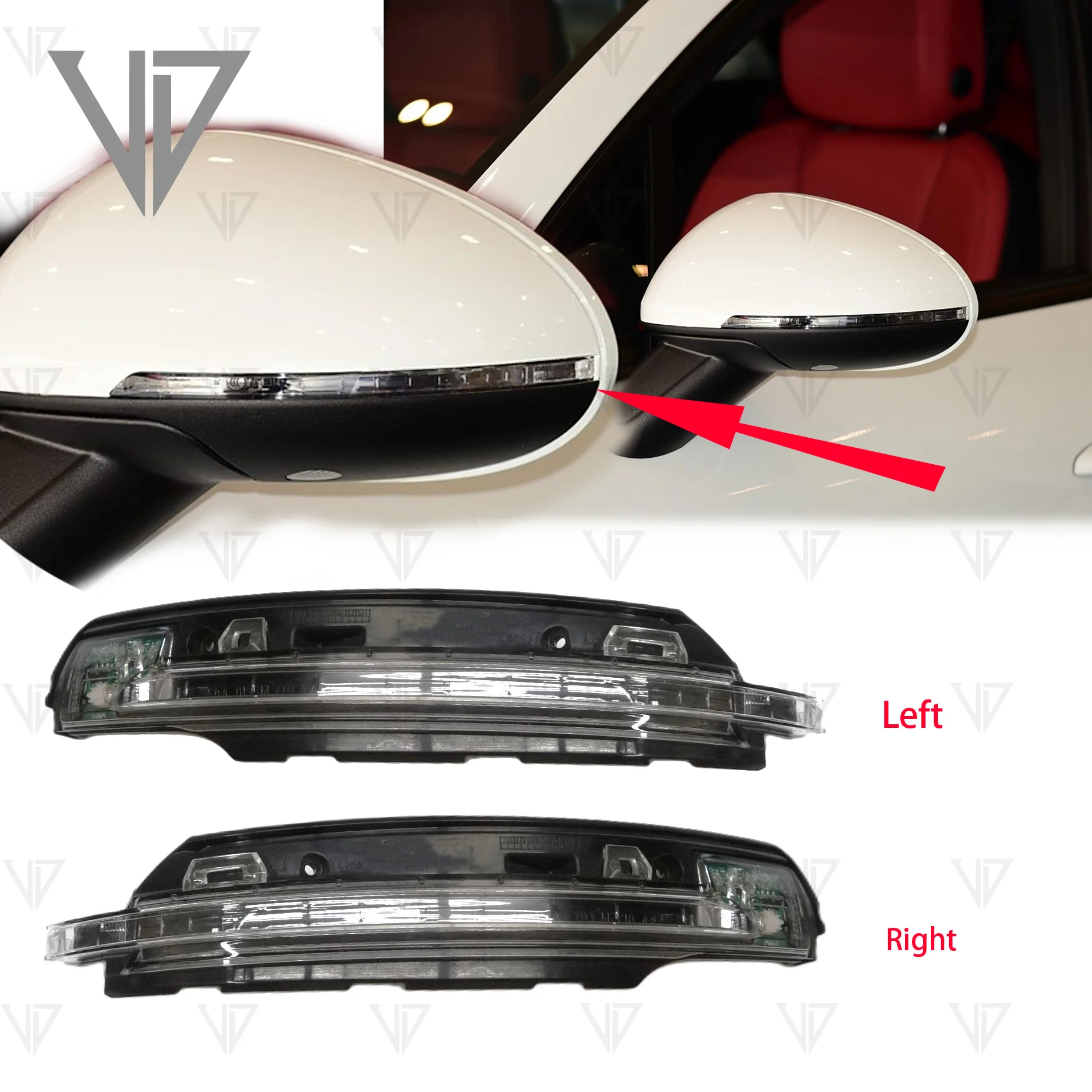 95B949101 95B949102 rearview mirrors turn Signals for Porsche Macan 95b-1 2014 2015 2016