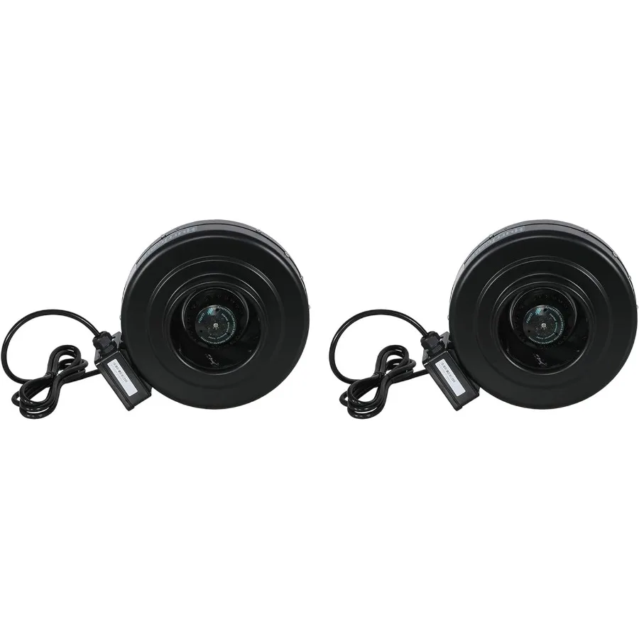 6 Commercial Grade Inline Fan for Phresh Black Ops Carbon Filters IdealAir Ducting and Clamps Titan Controls Ventilation System