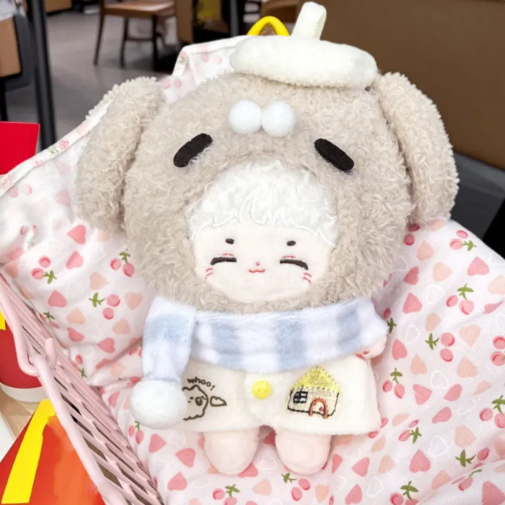 

Puppy Hat 10cm Cotton Doll Clothes Dog Set Strap Dress Doll Clothes Outfit Creative Lovely Doll Clothes Set Children's Gift