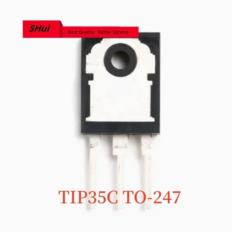 Transistor de TIP35C T1P35C TO-247, 25A 100V, único canal, novo, 10 PCes a 50 PCes