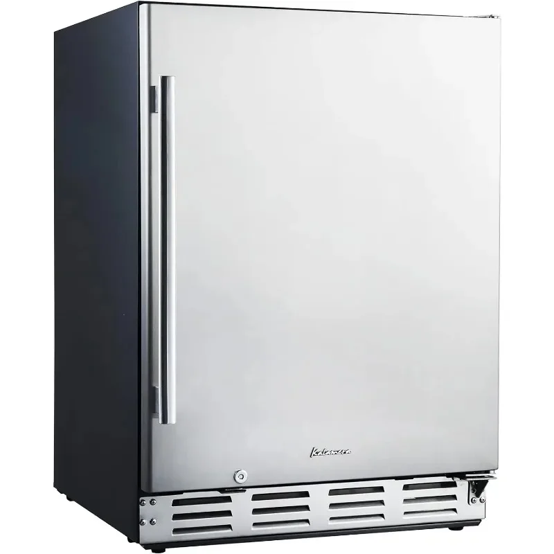 Kalamera Beverage Refrigerator, 24 inch Under Counter Beverage Cooler for 154 Cans w/ 32-41℉ Temperature Range.FAST FREE