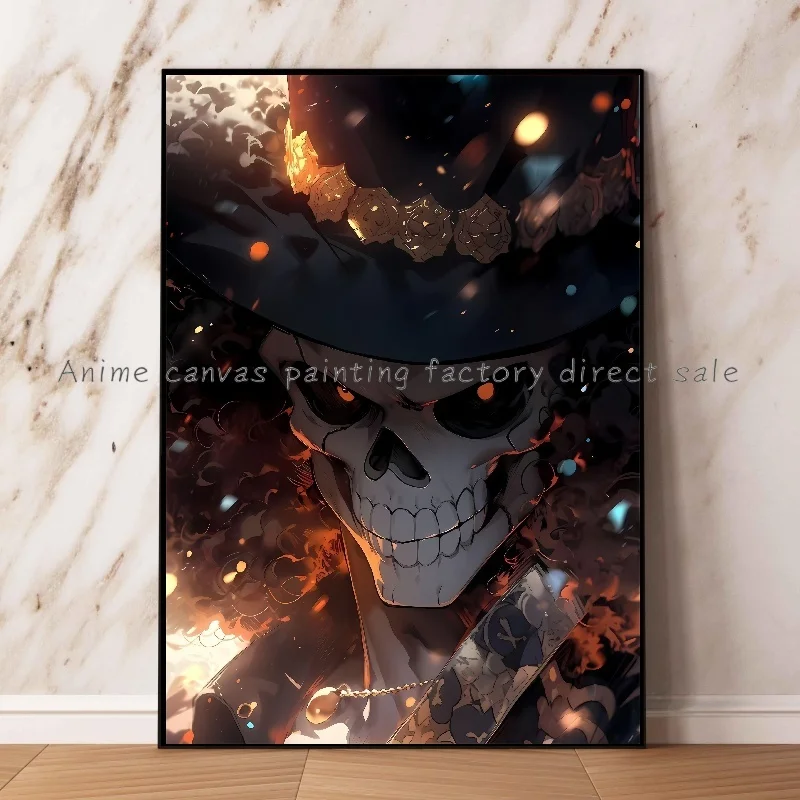 Japanese Anime One Piece Character Luffy Zoro Poster High-definition Printed Picture Home Living Room Decoration Canvas Painting