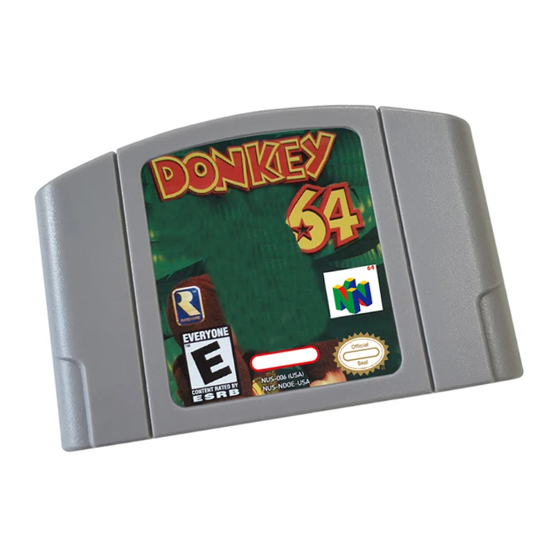 

Game Card Cartridge System Console for N64 64 US Version -Don Kog 64
