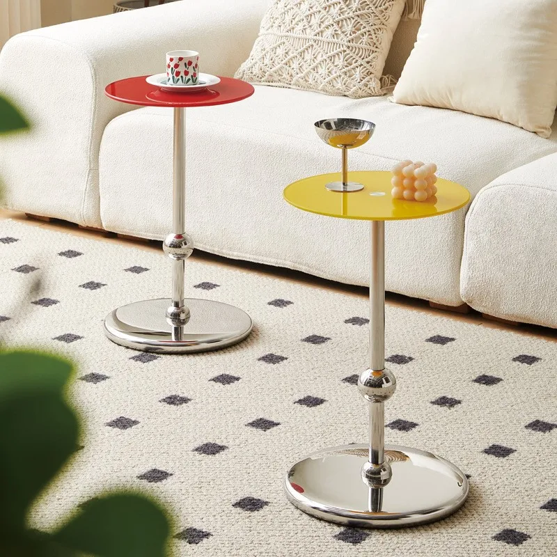 

Joylive Sofa Bedside Table Modern Metal Frame Small Table Mini And Small Movable Corner Table For Living Room Bedroom