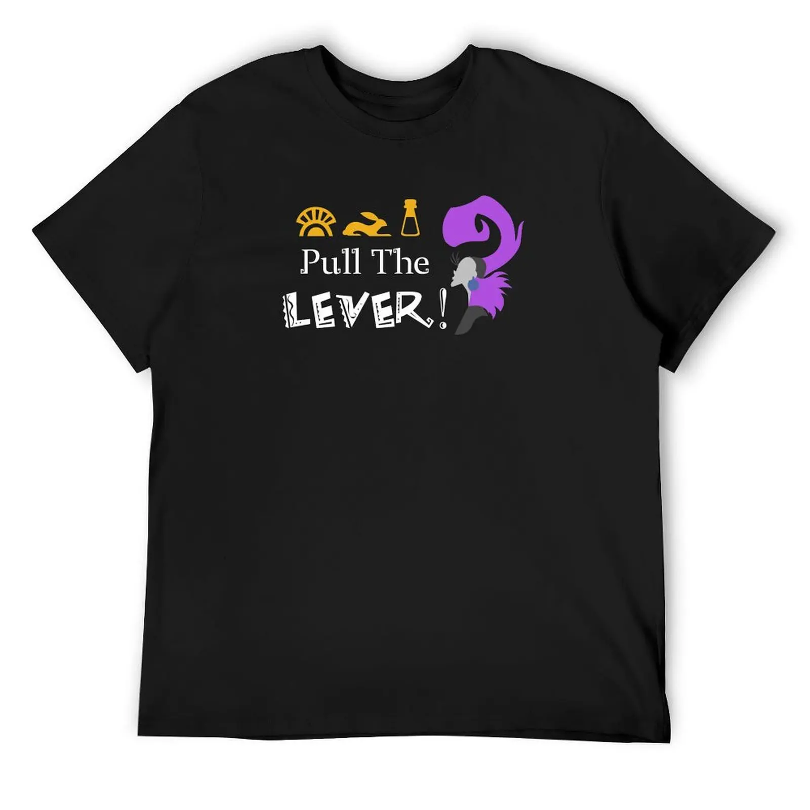 Pull The Lever T-Shirt rapper graphic tees anime essential t shirt plus size tops outfits for men