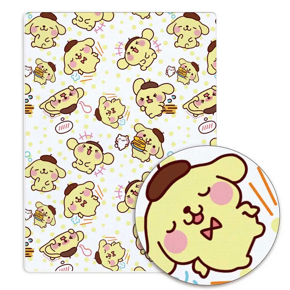 Hello Kitty 140x50CM Cartoon Polyester cotton fabric Patchwork Tissue Kid Home Textile Sewing Doll Dress Curtain cotton Fabric