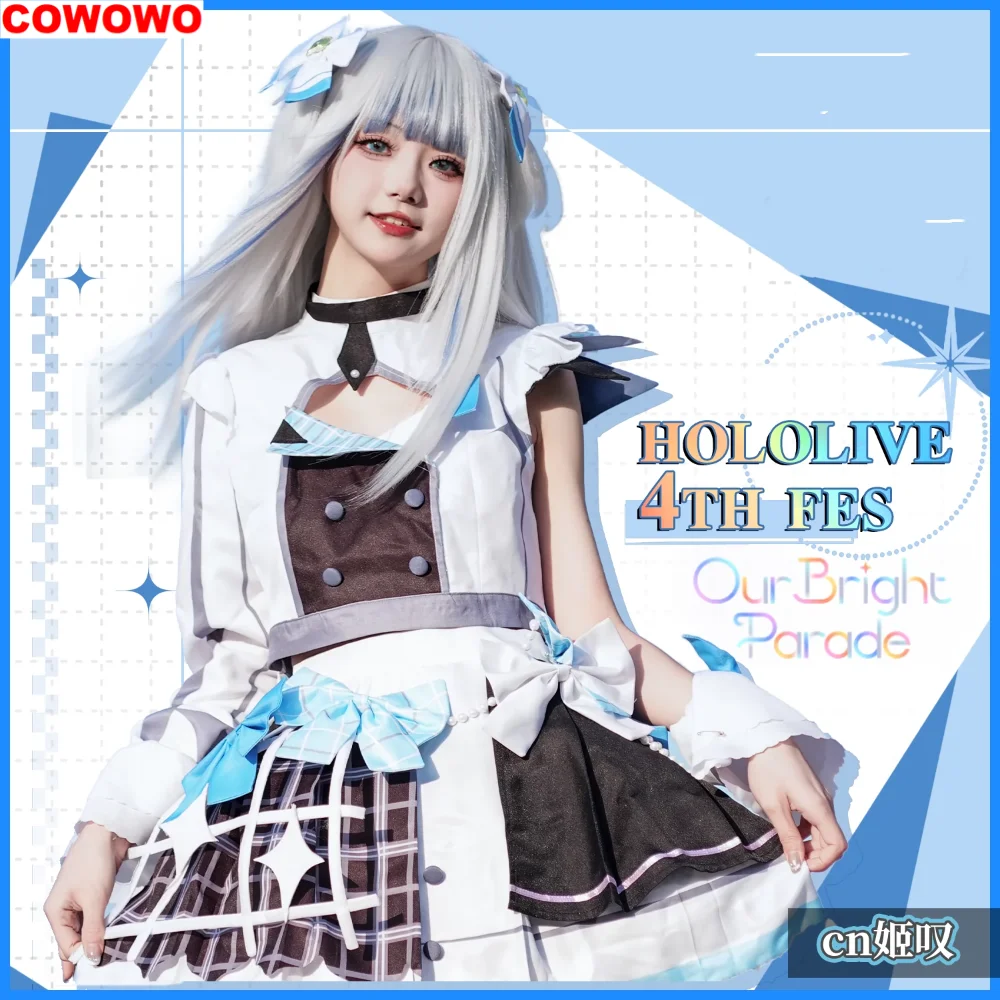 

Virtual Idol Vtuber Hololive4th Gawr Gura Cosplay Costume Cos Game Anime Party Uniform Hallowen Play Role Clothes Clothing Dress