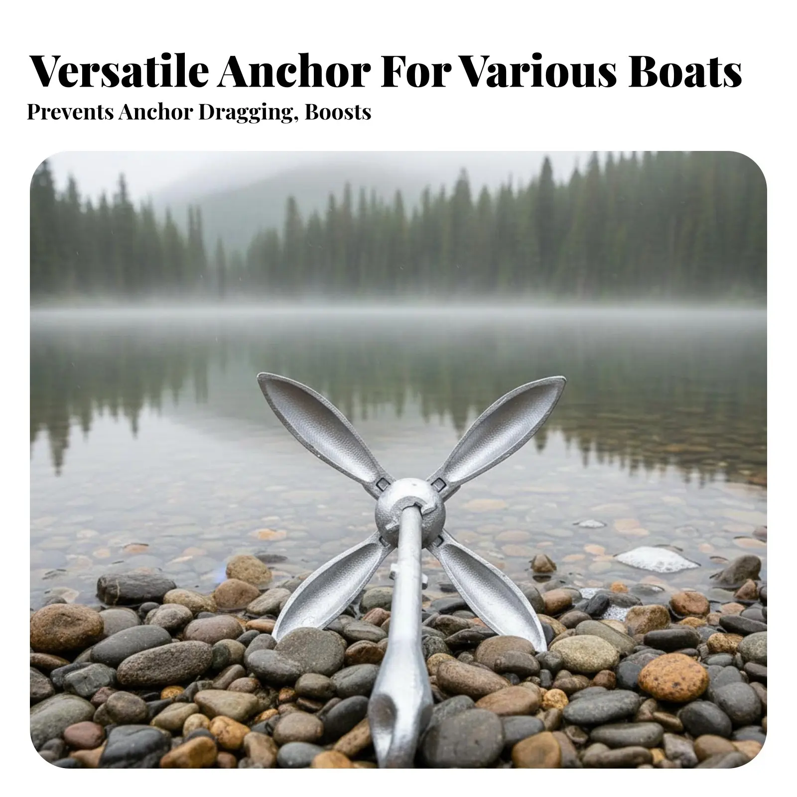 

Складной якорь-грепнель: компактный, легкий, для каякеров и водного спорта