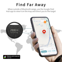 RSH GPS Tracker for Android Devices Tag Work With Google's Find Hub Locator Anti Lose Smart Tag for Samsung Xiaomi Huawei Pixel