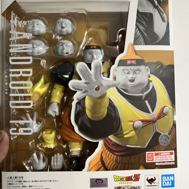In Stock Authentic Bandai S.H.Figuarts Dragon Ball Z Red Ribbon Army Android 19 Articulated Figure Toy Collection Gift