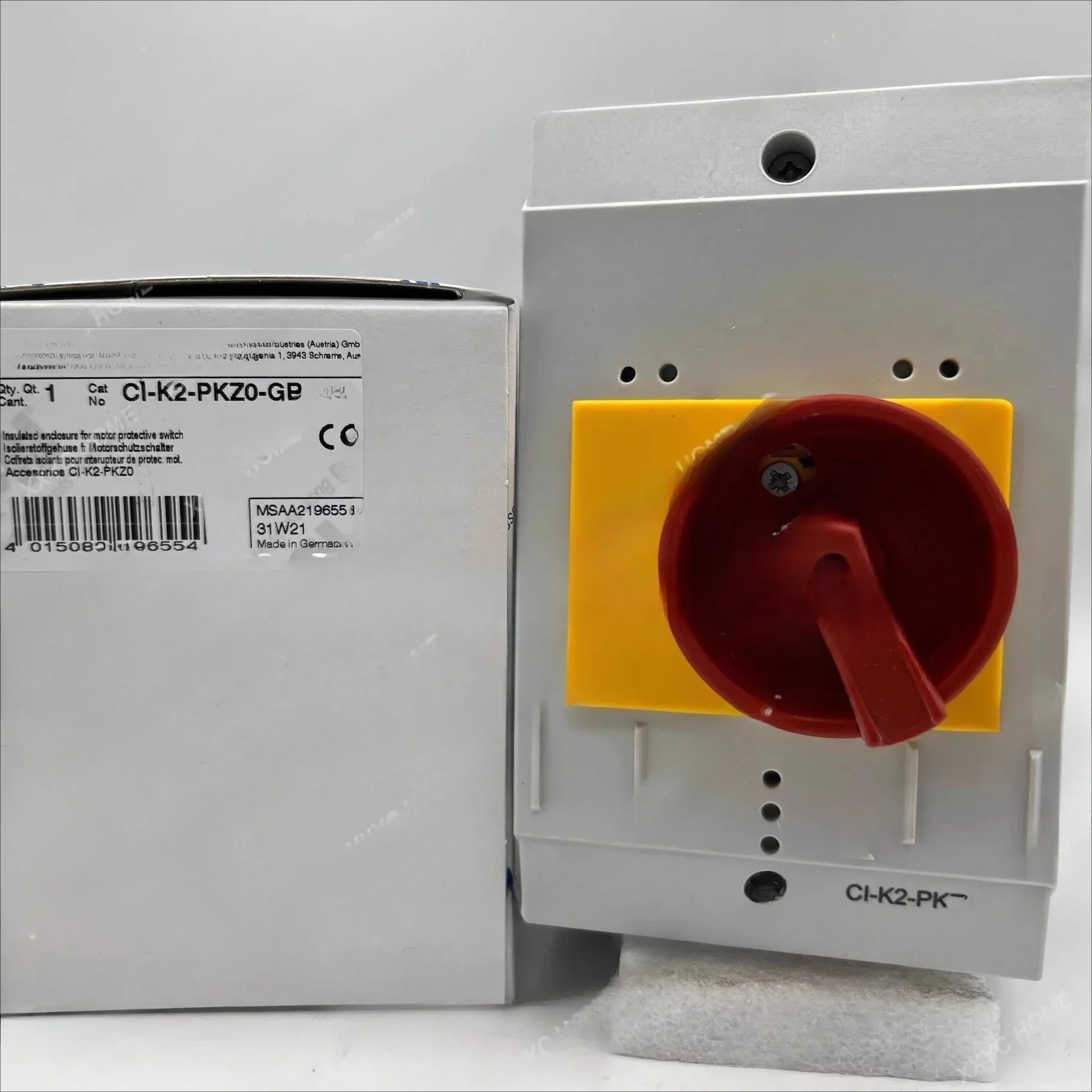 

Водонепроницаемый корпус для моторного выключателя CI-K2-PKZ0-GR, новая поставка