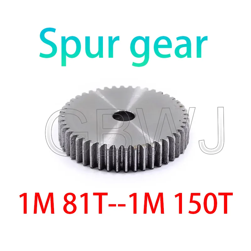 

1pc Spur Gear 1M 66T-80T Metal Transmission Gear 45# Steel 1 Modulus 66 67 68 69 70 71 72 73 74 75 76 77 78 79 66-80 Teeth