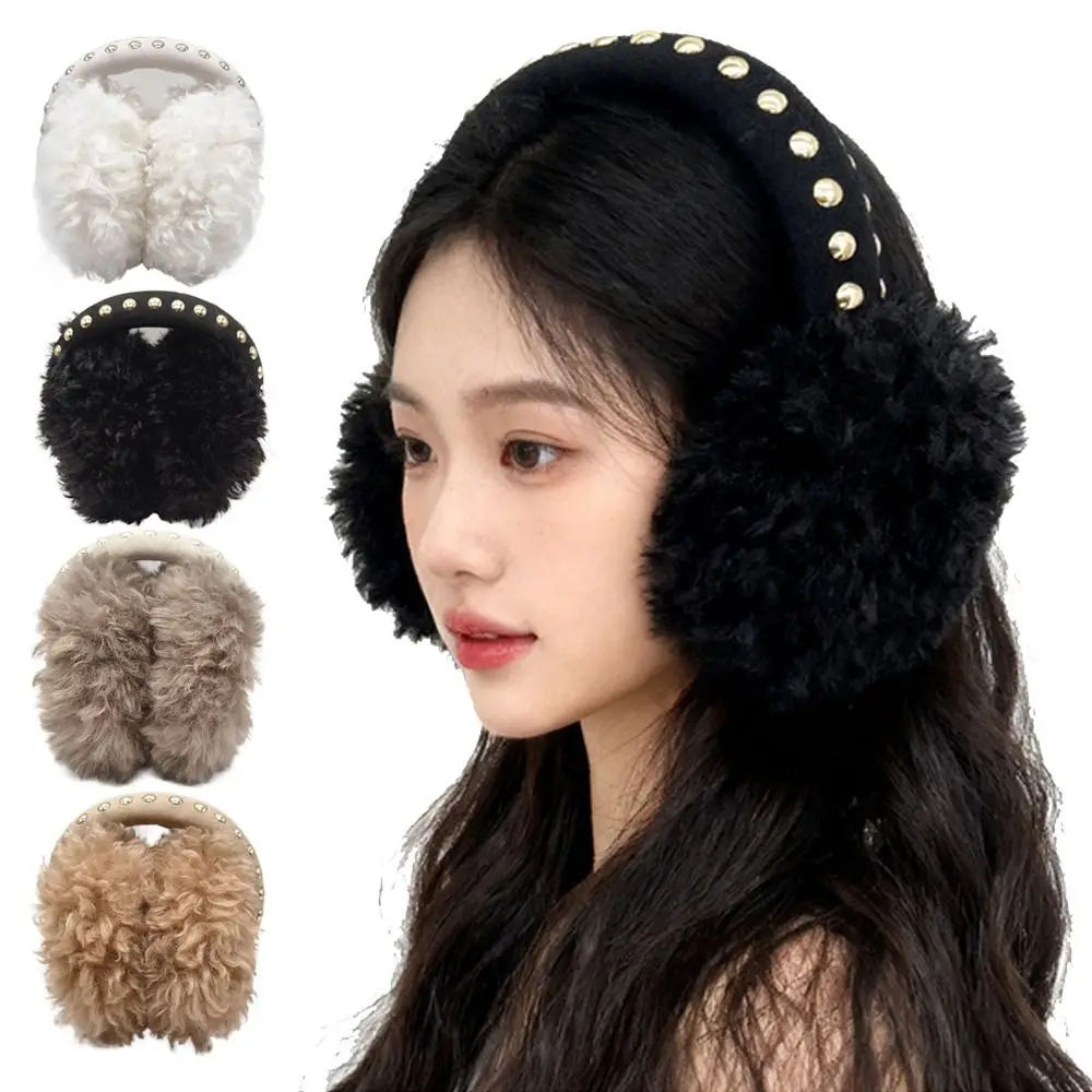 Winter Warm Foldable Earmuffs Thickened Cold Protection Folding Ear Warmer Antifreeze Soft Earflaps For Women Men Outdoor