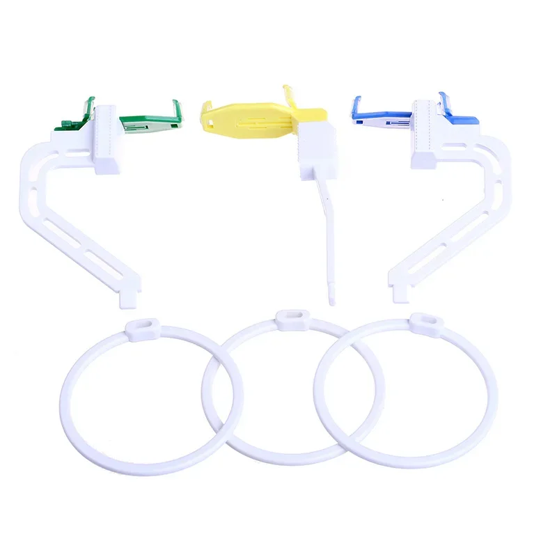 

Dental Film Positioner X-ray Film Sensor Positioner Holder Portable Plastic Shooting Frame Dental Positioning Tools 3Pcs/set