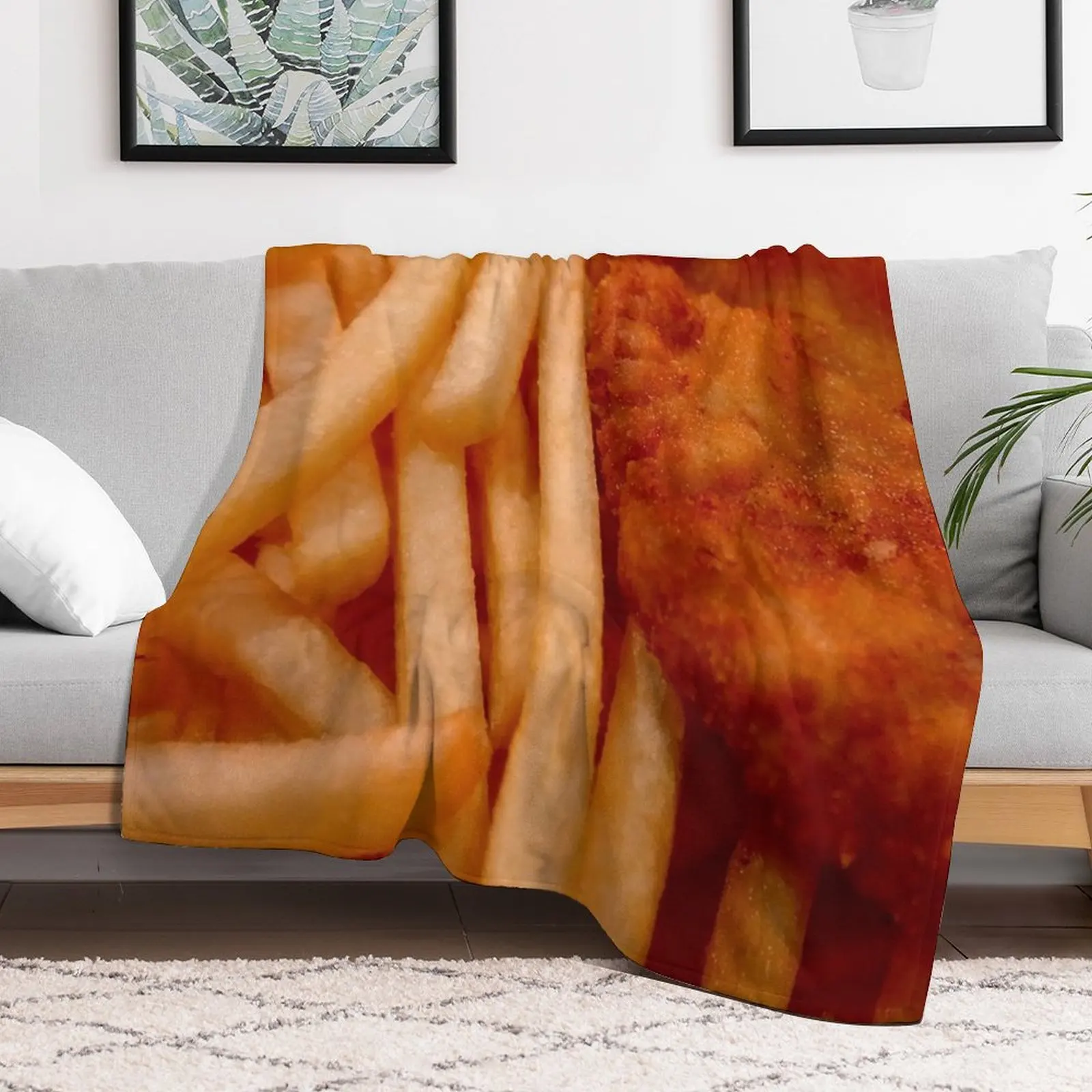 Wiener Schnitzel Throw Blanket Decoratives Designers Blankets For Bed Soft Big Blankets