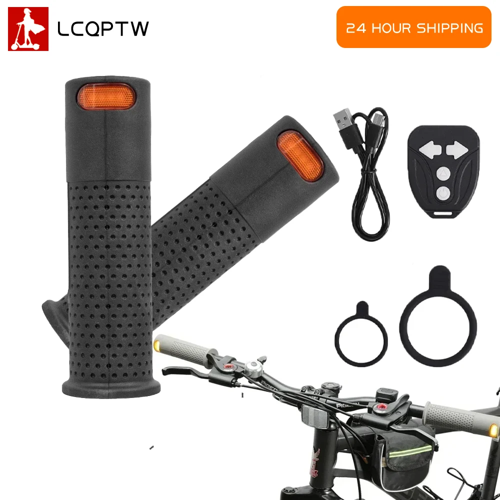 

Electric Scooter Turn Signal Light Handlebar Grips For Niu zero Kaabo Scooter Flashing Turn Lamp Protective Hardware Kits