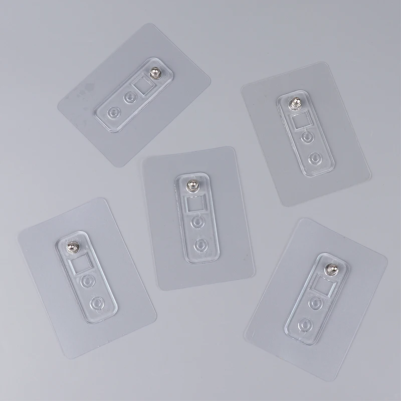 5Pcs No-punch Screw Sticker Strong Non-marking Hangers Nail-free Hooks Sticky Hooks Load-bearing Screws No-punch Screw Sticker