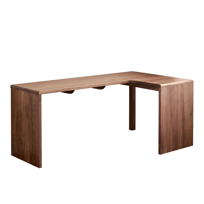 

Corner computer desk North American black walnut corner corner desk can be customized