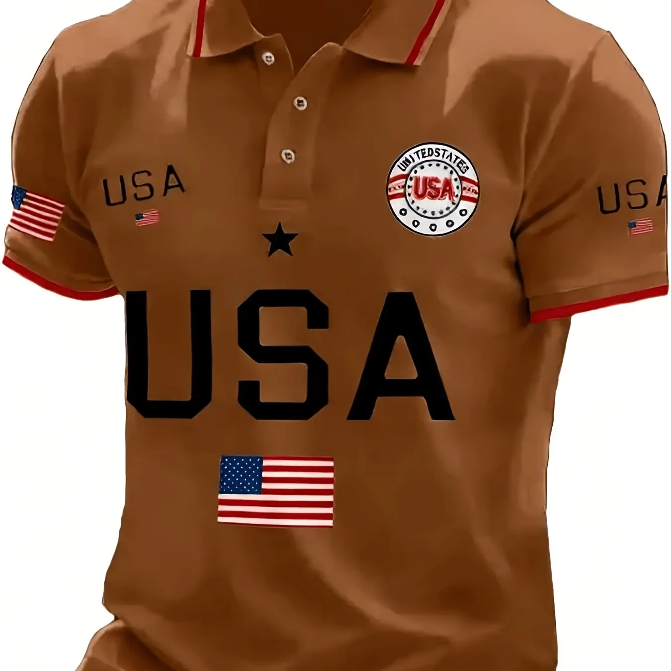 250th Anniversary Independence Day Men's American Shirt American Faithful Clothing American Flag Printed Shirt - Image 2