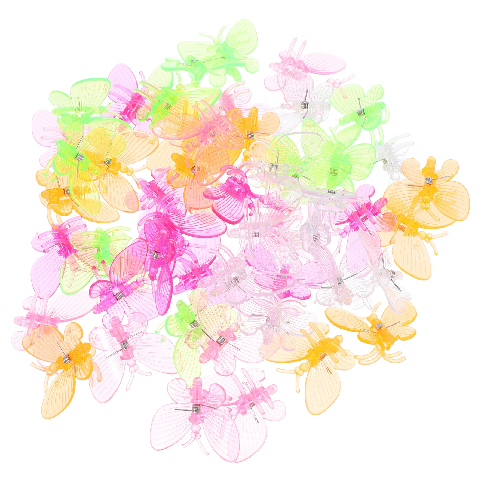 

50Pcs Butterfly Orchid Plant Clips Plastic Support Clips for Orchid Stems Climbing Plants Garden Flower Vine Fixing