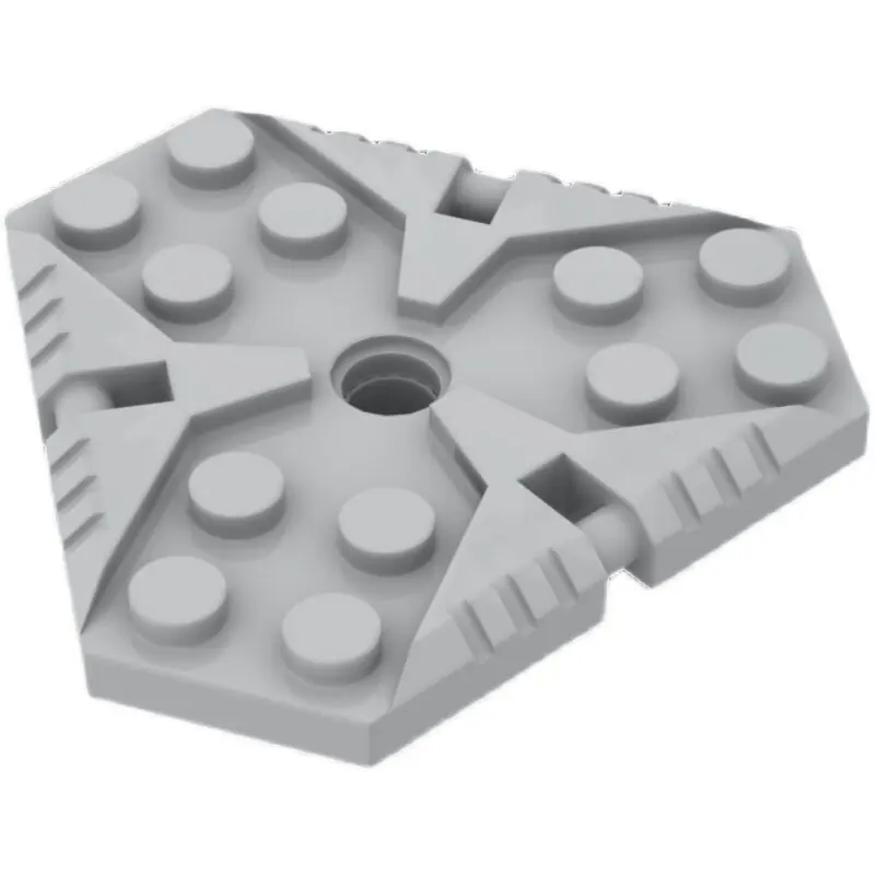 MOC 27255 small particle building block spare parts China domestic spare parts 6x6 medium hole triangular energy shield