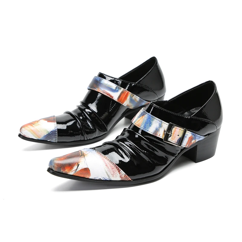 

Men's Fashion Real Leather Shoes Summer Pointed Toe Casual Dress Formal Wedding Business Shoes New