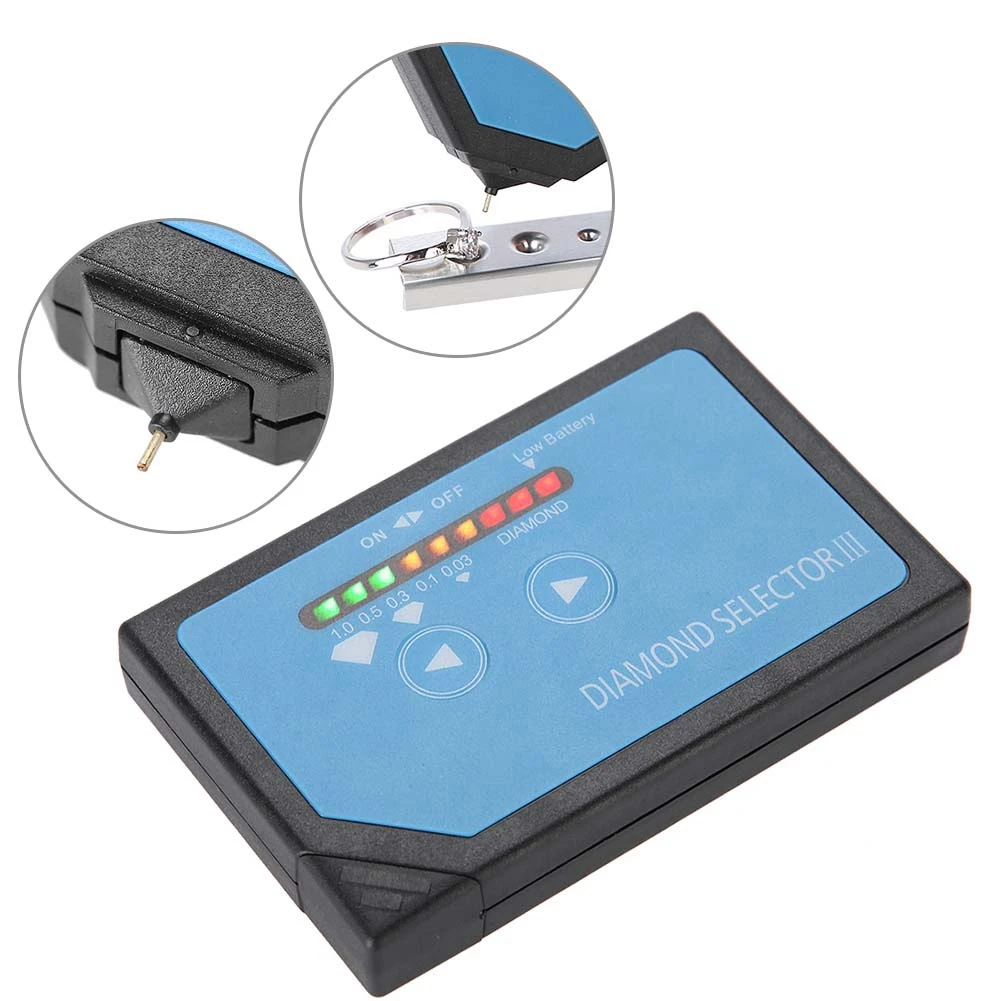 

Jewelry Testing Tool Practical Portable Jewelry Test Tool Selector III With LED Indicator