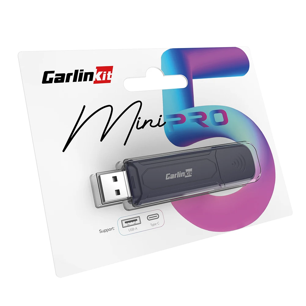 CarlinKit MINI SE Pro Wireless CarPlay Android Auto USB Dongle Smart Wireless Adapter WiFi Bluetooth Auto Connection Upgrade