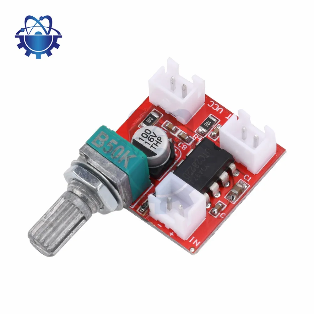 Papan Amplifier BTL Mono UTC2822, DC 1.8, daya Preamplifier 12V