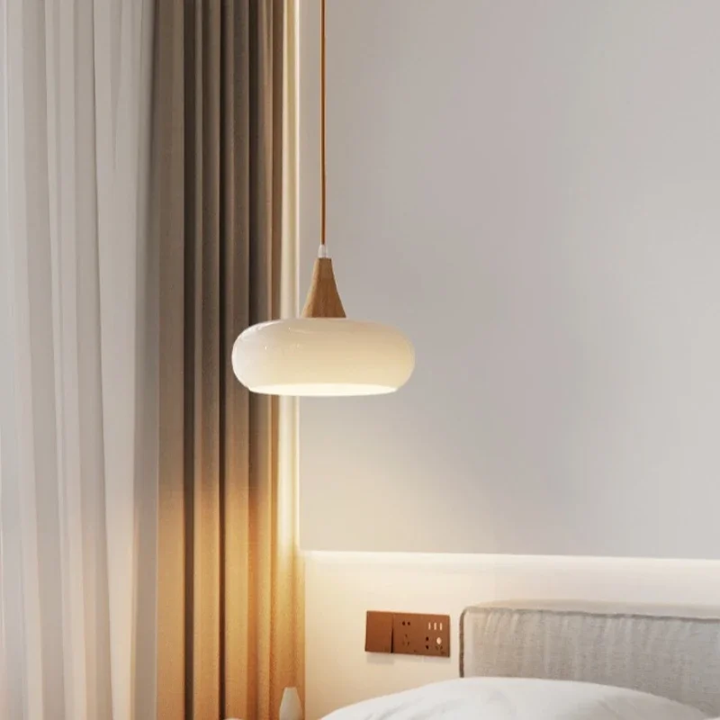 

SANDYHA Nordic Pendant Lights LED Glass Lampshade Ideal for Living Room Kitchen Island Restaurant Decor Modern Chandelier