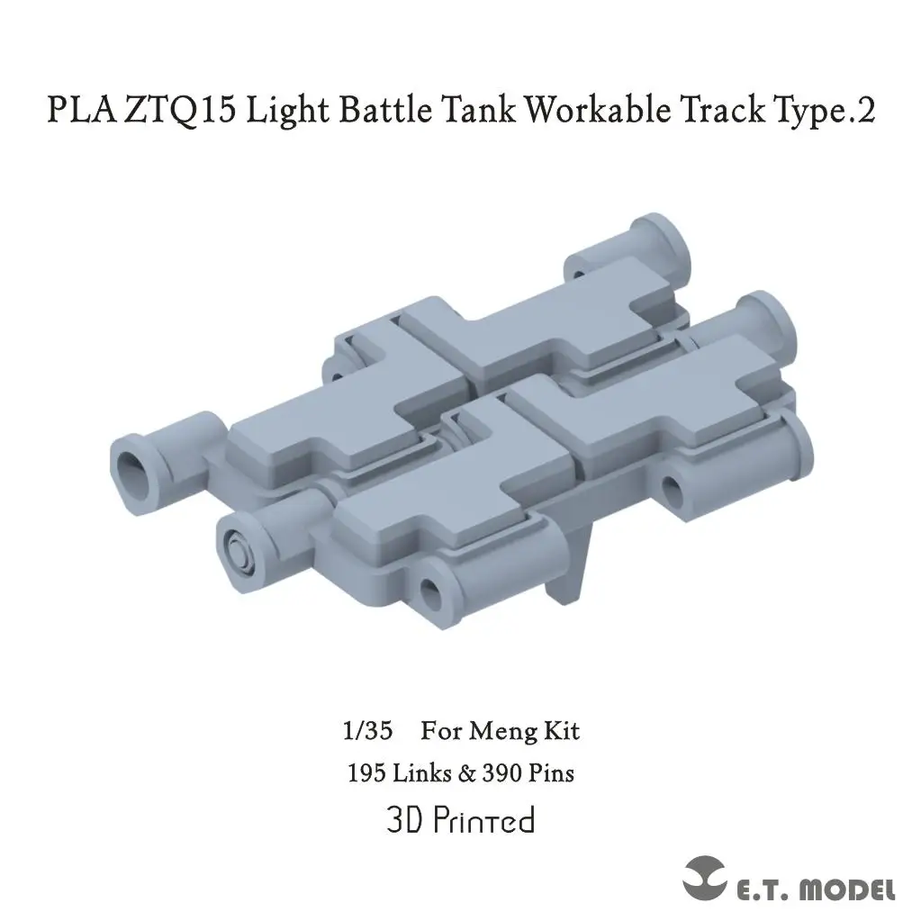 

ETModel P35-415 1/35 PLAZTO15 Light Battle Tank Workable Track Type.2 For Meng