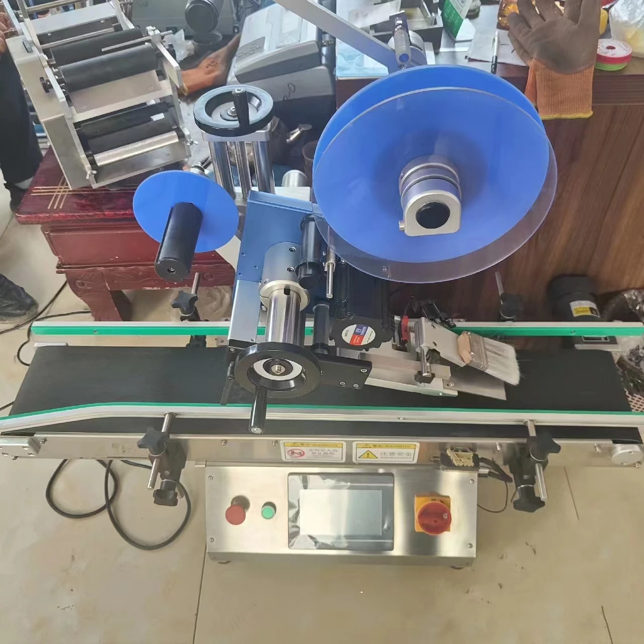 Automatic Flat Label Applicator Machine Labeling Machine Flat Surface Label Flat Machine