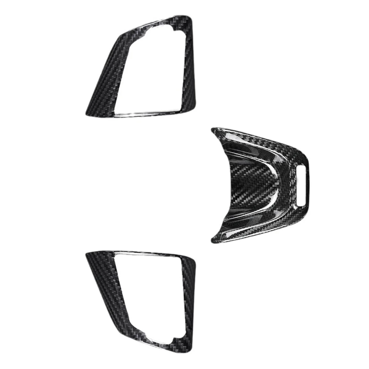 Car Styling Carbon Fiber Steering Wheel Panel Sticker for Kia Stinger 2018-2022 Steering Wheel Control Button Sticker