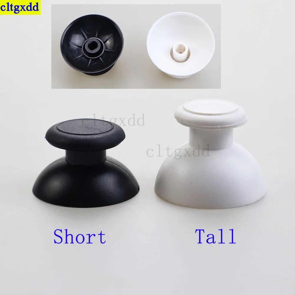 Cltgxdd 2-10 buah UNTUK WII/WII U gamepad 3D simulasi joystick grip cover tombol mushroom cap suku cadang pengganti Wii WiiU