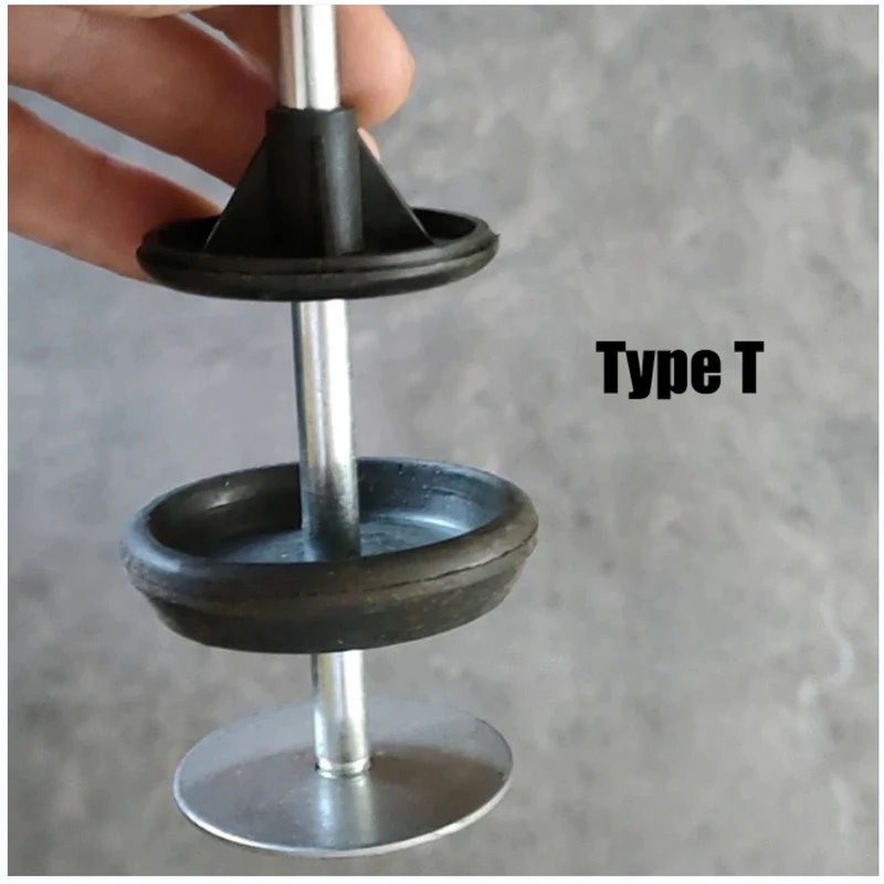 General Accessories for Conventional Manual Butter Guns, Cup Type T for Oil Seal Soft Rubber Rings with Diameter of 56MM ,60MM