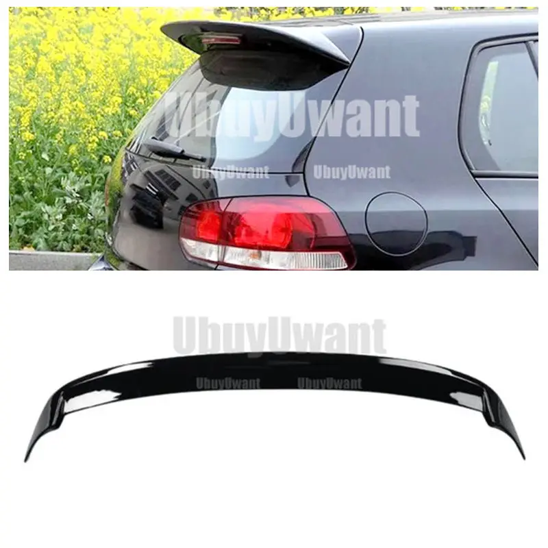 

ABS Plastic Rear Roof Spoiler Lip Wings Spoiler For Volkswagen VW Golf 6 MK6 VI GTI R20 2010-2013