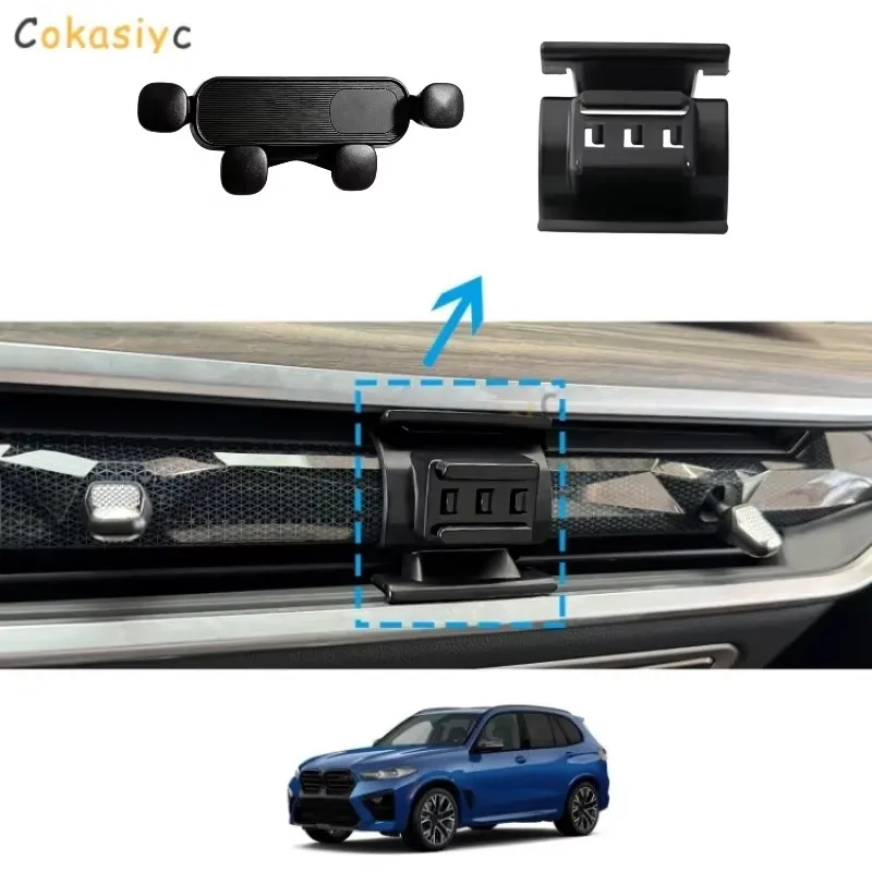Car Phone Holder For BMW X5 2023 2024 2025 GPS Bracket Navigation Stand Auto Accessories Universal Car Bracket Mounts & Holder