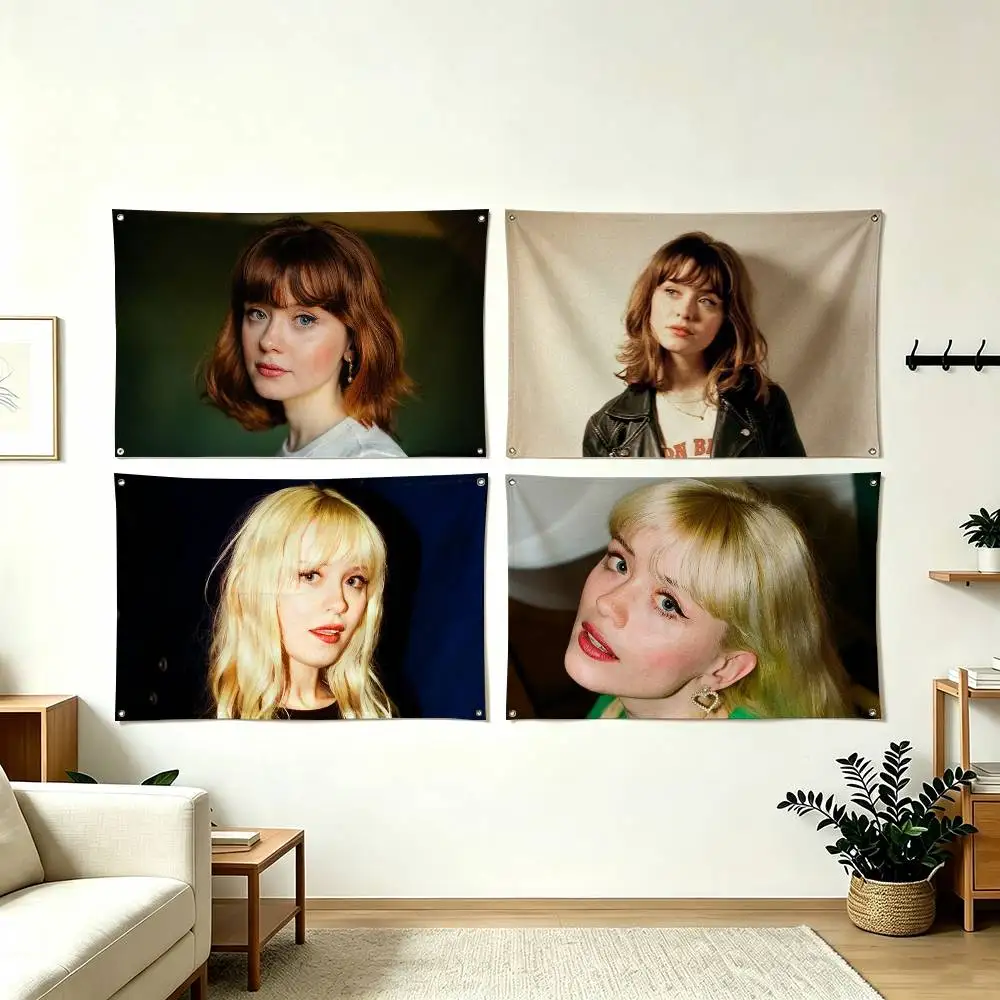 M-Maisie Peters Pop Singer  Flags Wall Hanging Tapestry Outdoor Garage Room Decorative flag Background Blanket