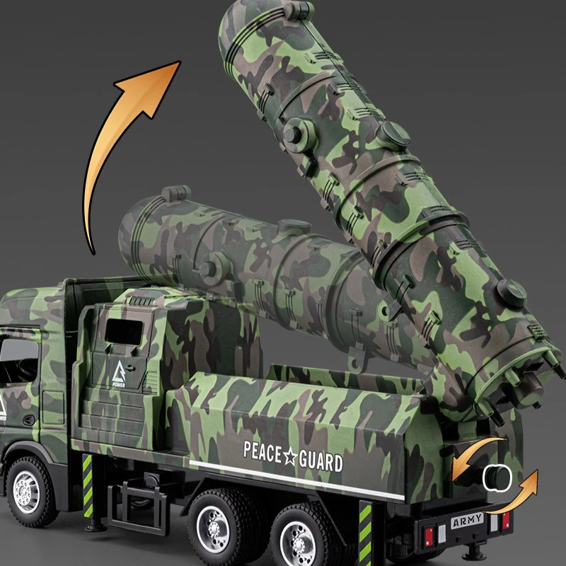 Symulacja 1/32 Samochód Pancerny Zabawka Odlew Stop Dźwięk i Światło Pojazd Zabawka dla Dzieci Prezent Urodzinowy Kolekcja Miniaturowa Samochód