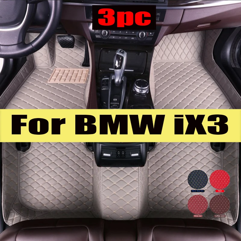 

Car Floor Mats For BMW iX3 2020 Custom Auto Foot Pads Automobile Carpet Cover Interior trunk mat