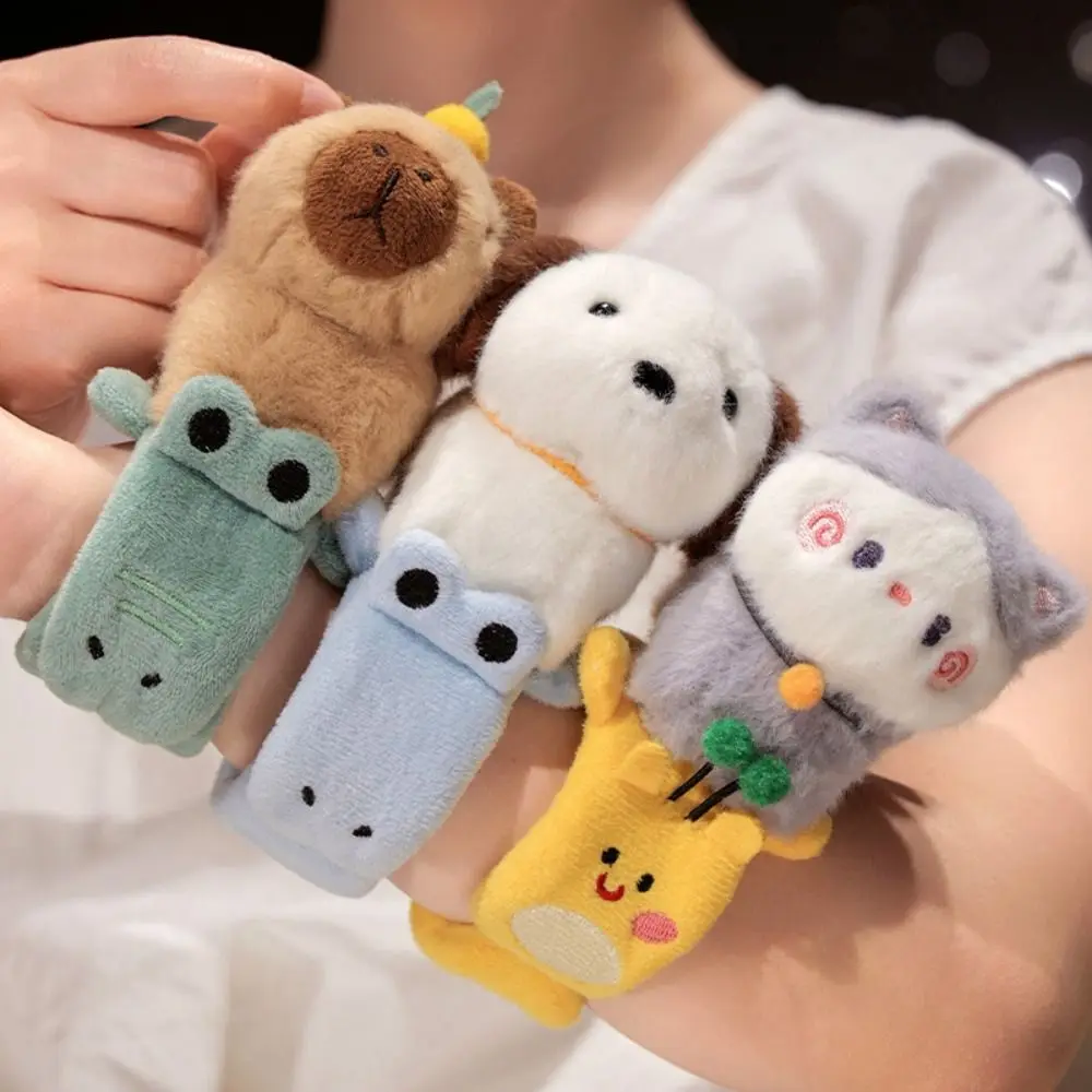 

Raccoon Slap Bracelet Series Koala Rabbit Plush Doll Slap Bracelet Soft Simulation Panda Plush Wrist Band Birthday Gift